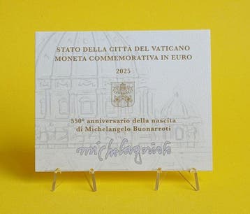 Vaticaan. 2 Euro 2025 Michelangelo (Zonder minimumprijs)