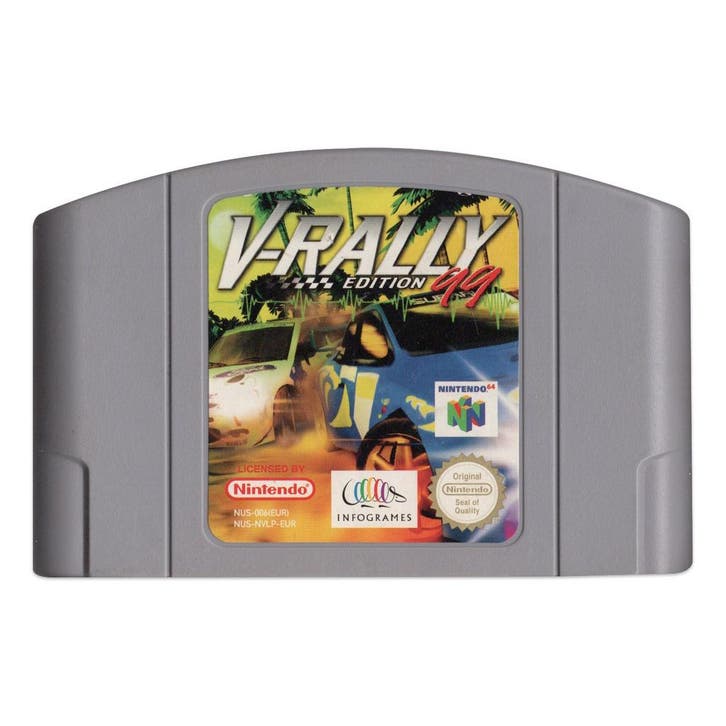 N64 V-Rally Edition 99 (Losse cassette), Spelcomputers en Games, Spelcomputers | Nintendo 64, Zo goed als nieuw, Verzenden