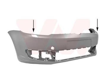 Bumper o.a: Volkswagen, Caddy Combi III (2KB, 2KJ) - T2), Ophalen of Verzenden, Nieuw, Volkswagen, Bumper
