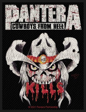 Pantera Cowboys From Hell patch fficiële merchandise, Ophalen of Verzenden, Nieuw, Kleding