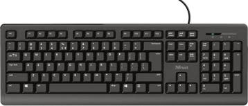 Trust Primo - Bedraad Toetsenbord - Qwerty - Zwart, Verzenden, Nieuw