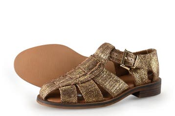 Bronx Sandalen in maat 38 Goud, Bronx, Overige kleuren, Verzenden, Sandalen of Muiltjes