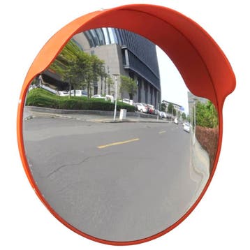 vidaXL Verkeersspiegel voor buiten 45 cm PC-kunststof oranje, Verzenden, Nieuw