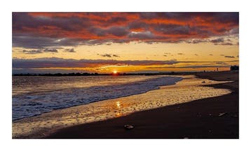 Viktoria Farkas - Golden Hour Whisper: Sunset on the Shore