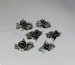 Elegant Set of 6 Roses Place Holders - Miniatuur figuur -, Antiek en Kunst