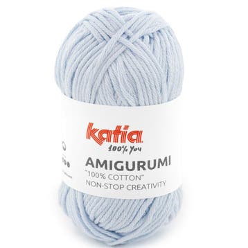 Katia Amigurumi 20 gram - 50 Hemelsblauw - Haakkatoen Gare, Ophalen of Verzenden, Nieuw