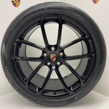 Porsche Cayenne E3 I+II ORIGINELE 22 GT-Turbo GTS met banden, Ophalen, Gebruikt, Banden en Velgen, Overige maten