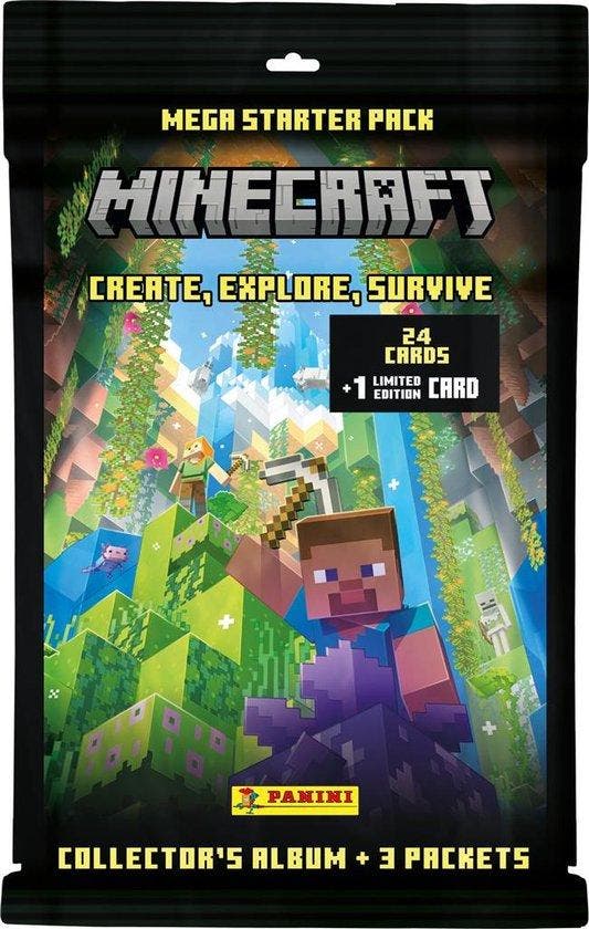 Minecraft Trading Card 3 Mega Starter Pack, Kinderen en Baby's, Speelgoed | Overig, Verzenden