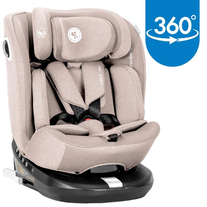Lorelli Auriga Beige 40-150 cm 360° i-Size Autostoel, Kinderen en Baby's, Autostoeltjes, Nieuw, Isofix, 15 t/m 36 kg, Verzenden