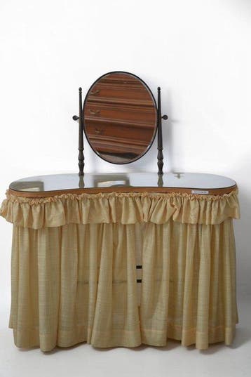 Kabinet - Hout, Textiel, Metaal, Glas - Make-uptafel
