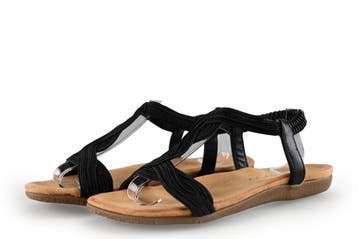 Dolcis Sandalen in maat 39 Zwart, Dolcis, Verzenden, Zwart, Sandalen of Muiltjes