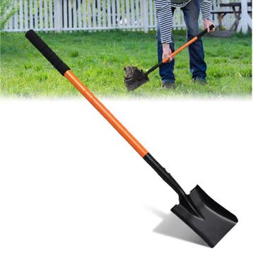 Metalen Schep Vierkant Blad Stevige Steel 110 cm, Verzenden, Nieuw