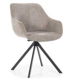 Eetkamerstoel Mamé - Bruin Houston - 95838 - eetkamerstoele, Nieuw, Stof