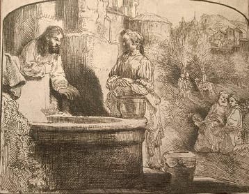 Rembrandt Harmensz. Van Rijn (1606-1669) - Cristo e la