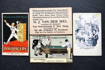 Reclame uit vervlogen tijden - Ansichtkaart (80) - 1905-1958, Gelopen