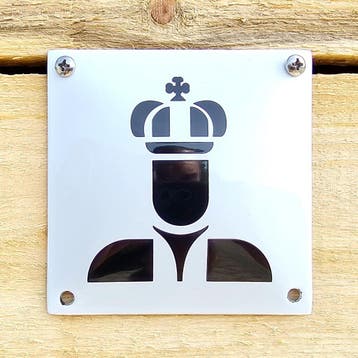 WC bord Koning, Verzenden, Nieuw