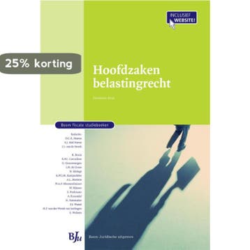 Hoofdzaken belastingrecht / Boom fiscale studieboeken, Verzenden, Zo goed als nieuw