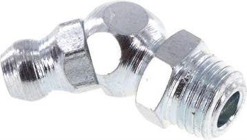 45° Haakse Smeernippel Staal M8x1 DIN 71412 [5 Stuks], Verzenden, Nieuw
