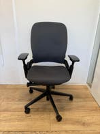 Steelcase Leap V2 Full Option Antraciet - Ergonomische Stoel, Overige kleuren, Verzenden, Zo goed als nieuw, Bureaustoel
