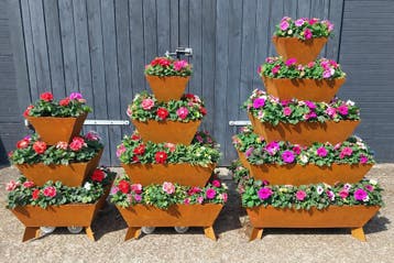 Bloembak / plantenbak cortenstaal, 100 cm of meer, Verzenden, Nieuw, Balkon