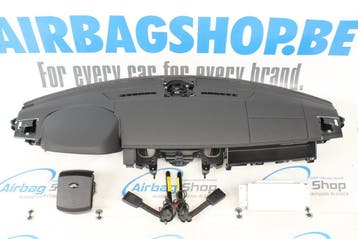 AIRBAG SET – DASHBOARD LEER ZWART STIKSEL RANGE ROVER SPORT, Gebruikt, Rover