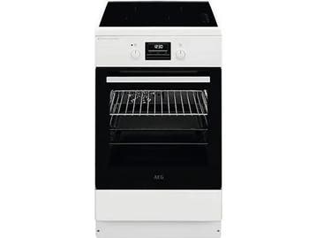 AEG CIB56494BW - Inductie fornuis - 4 kookzones - Wit, Verzenden, Zo goed als nieuw