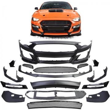 Voorbumper Ford Mustang Mk6 18-21 GT500 Design, Ophalen of Verzenden, Nieuw