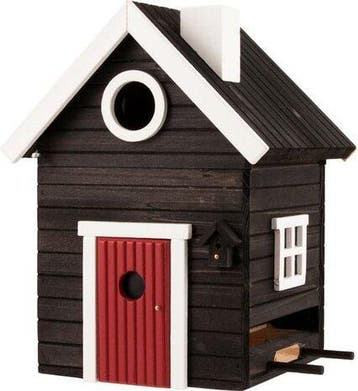 Kadotip: Luxe vogelhuis/voederhuis Wildlife Garden Svart Hus, Tuin en Terras, Vogelhuisjes en Vogelbaden, Nieuw