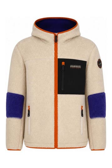 Napapijri Jas Jongens in maat 128 Beige, Verzenden, Nieuw, Napapijri, Jongen of Meisje