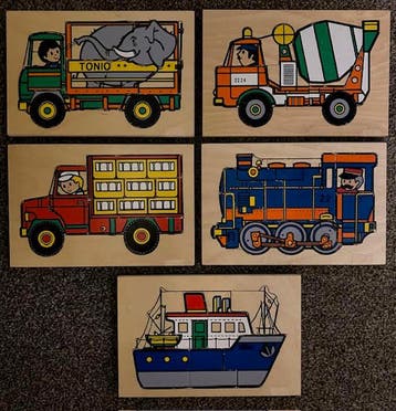 Rolf Puzzel set van voertuigen, Verzenden, Nieuw