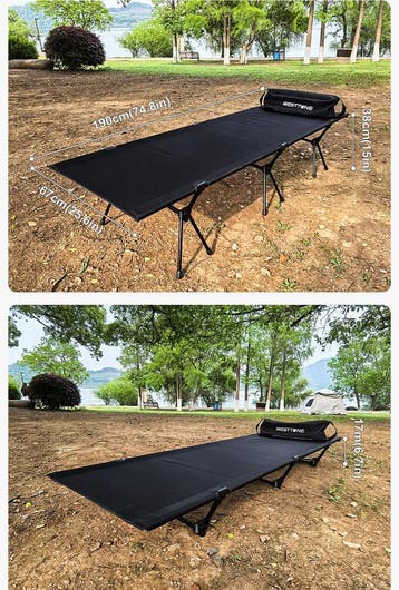 Ultralicht Opvouwbaar Campingbed Aluminium Compact XL, Verzenden, Nieuw
