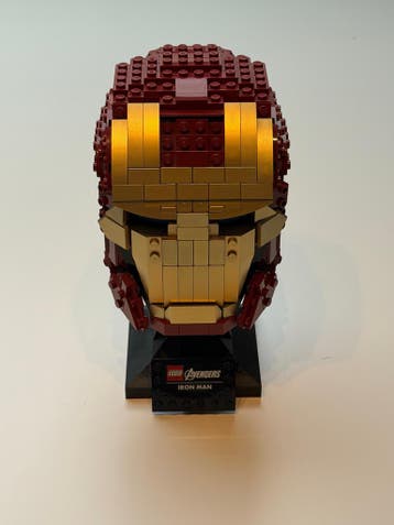LEGO Marvel Avengers Iron Man helm 76165, Zo goed als nieuw, Complete set, Lego