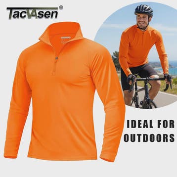 TACVASEN Heren UV Bescherming T-shirt Lange Mouw - UPF50+ Sn, Verzenden, Nieuw