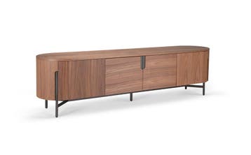 Veiling - Tv dressoir Walnoot - 220cm - Notenhout bruin - br, Nieuw