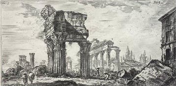 Giovanni Battista Piranesi (1720-1778) - Tempio di Giove
