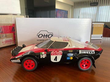Otto Mobile 1:12 - Modelauto - Lancia Stratos HF Rally, Nieuw