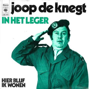 vinyl single 7 inch - Joop de Knegt - In Het Leger, Cd's en Dvd's, Verzenden, Zo goed als nieuw, 7 inch, Pop