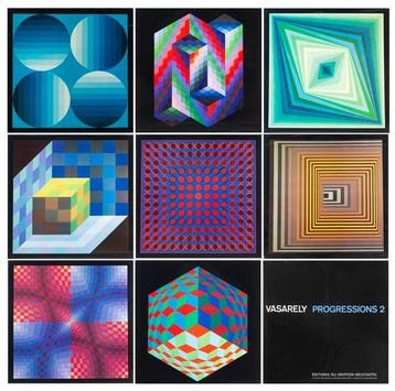 Victor Vasarely (1906-1997) - Progression 2, Antiek en Kunst