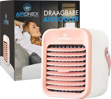 2dekans | Aironex Draagbare Aircooler – Draadloos – Met, Witgoed en Apparatuur, Ophalen of Verzenden, Zo goed als nieuw