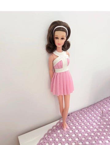 Barbie - Barbiepop Francie no Bangs - 1960-1970 - Japan, Antiek en Kunst