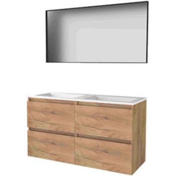 Basic-Line Framed 46 Badkamermeubelset - 120 x 46 cm -, Huis en Inrichting, Badkamer | Badkamermeubels, Ophalen of Verzenden, Nieuw