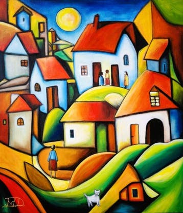 Denis Mihai - Back home, Antiek en Kunst