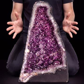 Vivid Amethyst - 40x23x17 cm - Cathedral Geode- 11.2 kg, Verzamelen