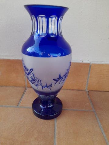 Oggetti dArte artigianale - Vaas - Glas, Antiek en Kunst, Antiek | Glas en Kristal