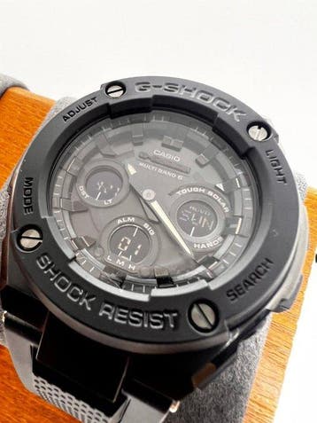 Casio - G-SHOCK G-STEEL Tough Solar Multi Band 6 All Black -, Sieraden, Tassen en Uiterlijk, Nieuw