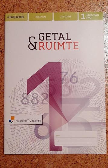 Getal & Ruimte 12e ed havo/vwo 1 Rekenkatern 9789001888947, Verzenden, Gelezen