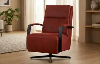 Rode leren fauteuil, Ophalen of Verzenden, Nieuw, Leer