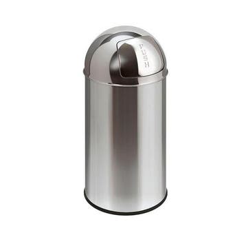 Push prullenbak - EKO (40 liter, RVS), Verzenden, Nieuw