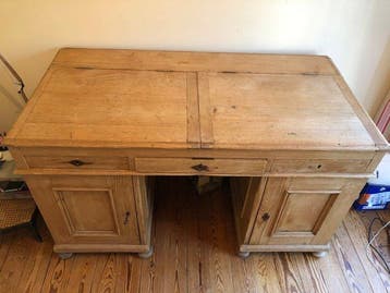 Bureau - Hout - Antiek massief bureau