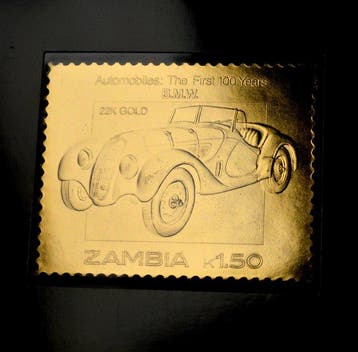 Zambia. Medal Automobiles 100 Years - BMW 328 - 1/100oz